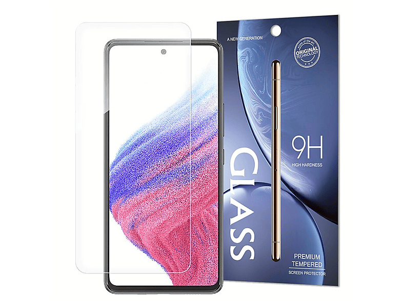 COFI Schutzglas 9H Samsung GALAXY Displayschutz(für Galaxy SAMSUNG Passgenau Displayschutzfolie Glas A55) mit kompatibel A15 5G