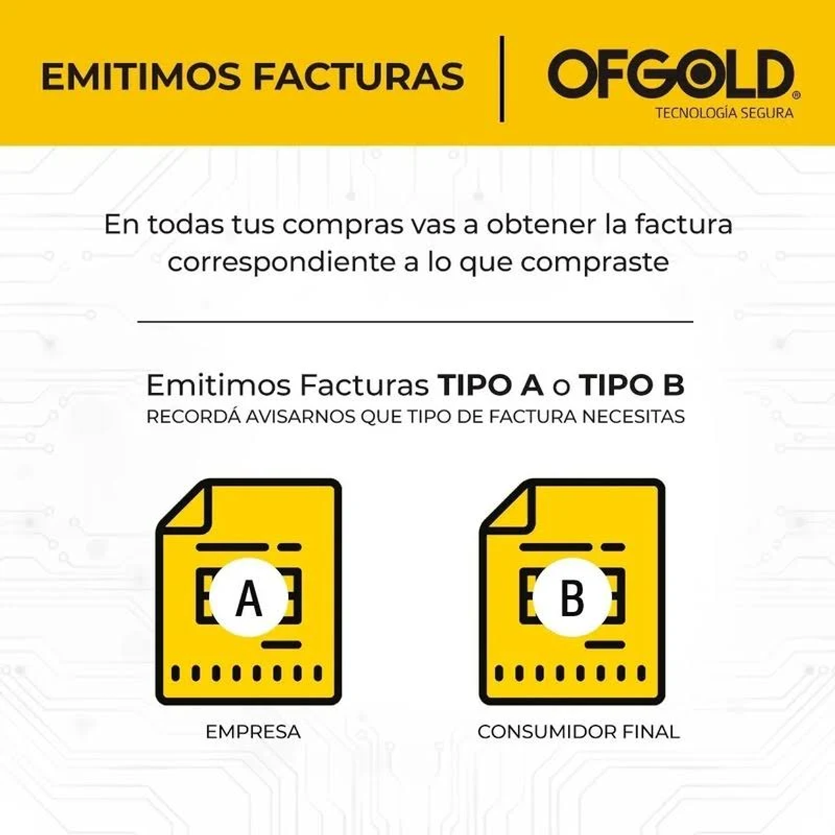 Documento giallo con testo sulle fatture.