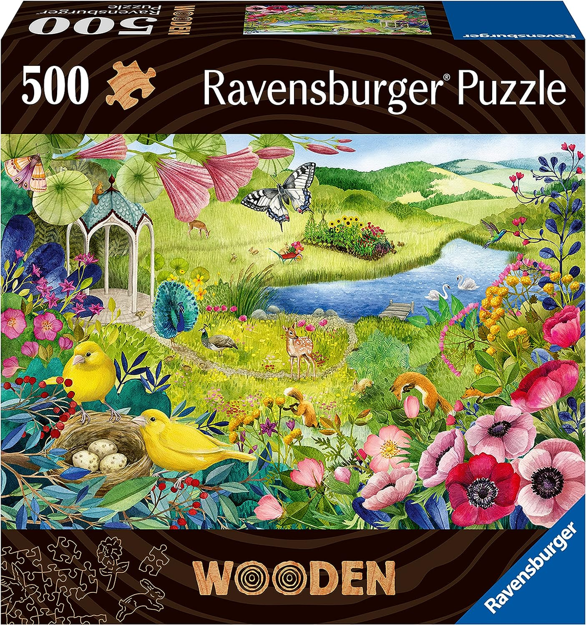 RAVENSBURGER 17513 WILDER Puzzle GARTEN