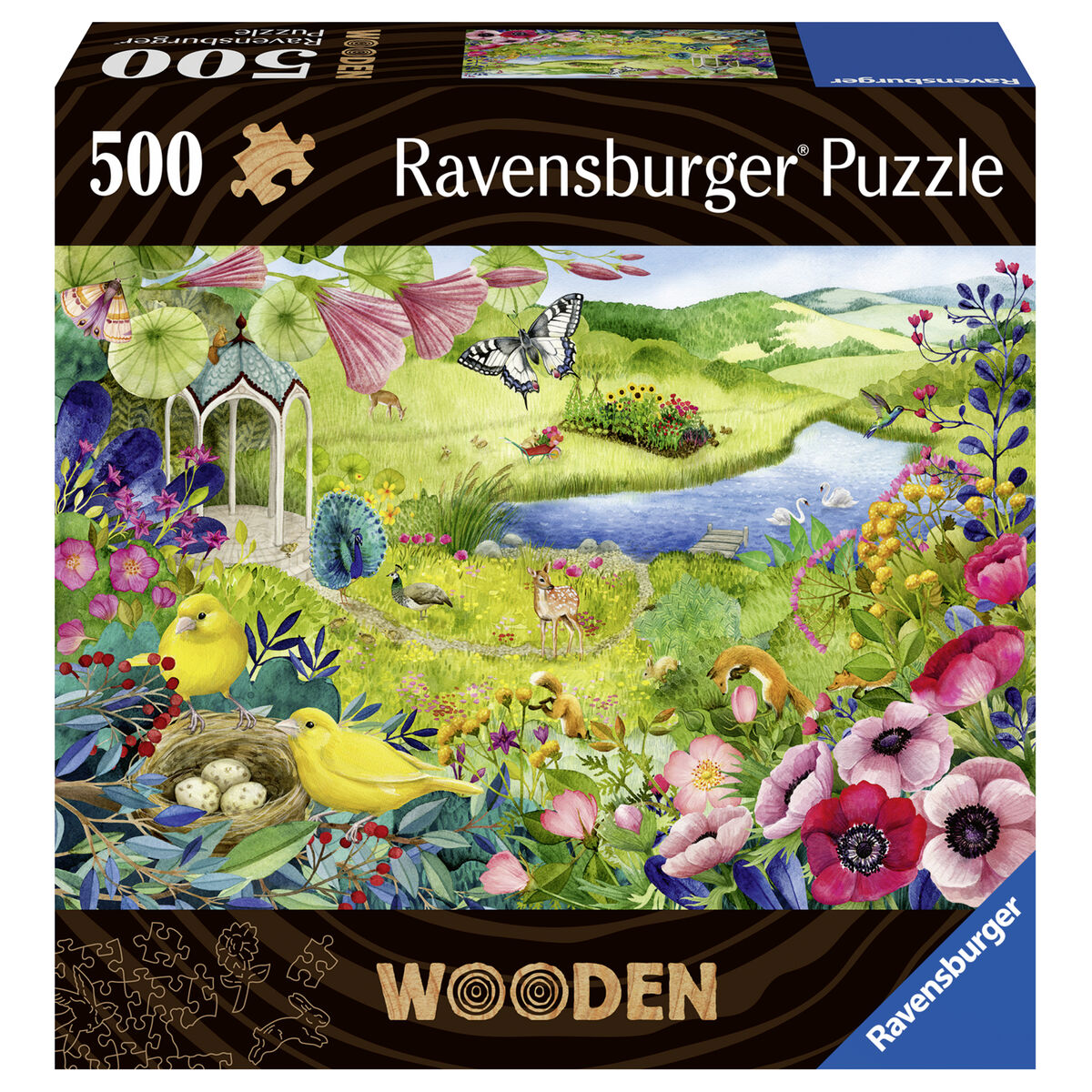 RAVENSBURGER 17513 WILDER Puzzle GARTEN