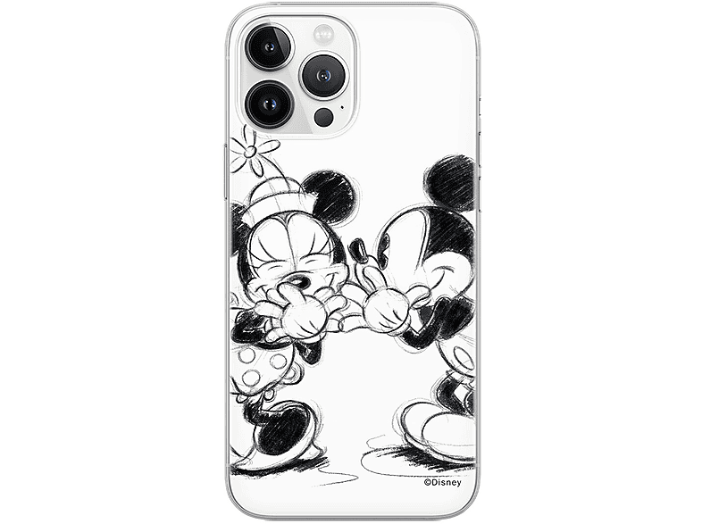 DISNEY Mickey & Minnie 010 12C, Backcover, Redmi Xiaomi, Weiß Full Print