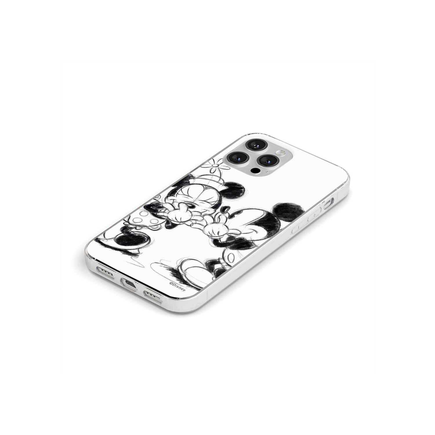 DISNEY Mickey & Minnie Print, Galaxy 010 Backcover, Weiß 5G, Samsung, Full A72