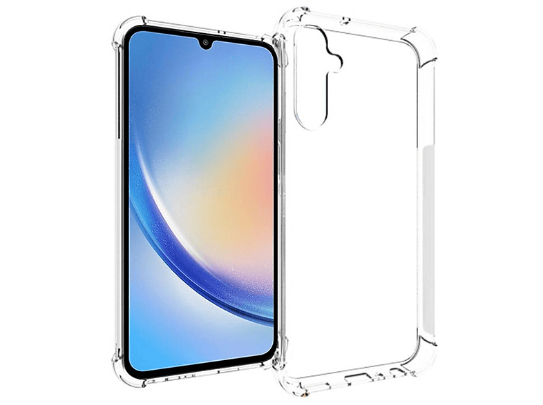 Antishock Transparent Galaxy Plus, Hülle, S24 COFI Samsung, Backcover,