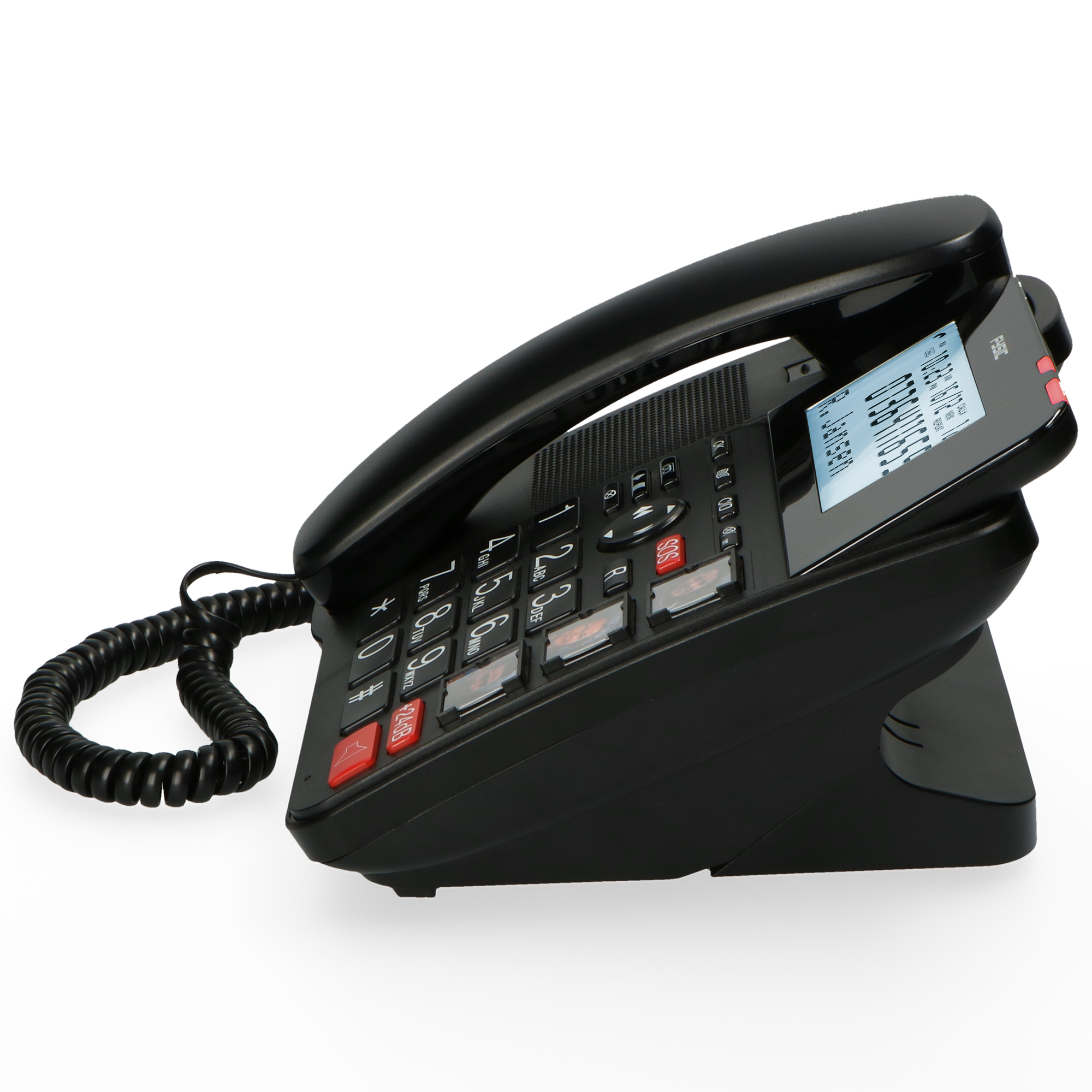 FYSIC Funk-Panikknopf - schnurgebundenes Seniorentelefon mit FX3960