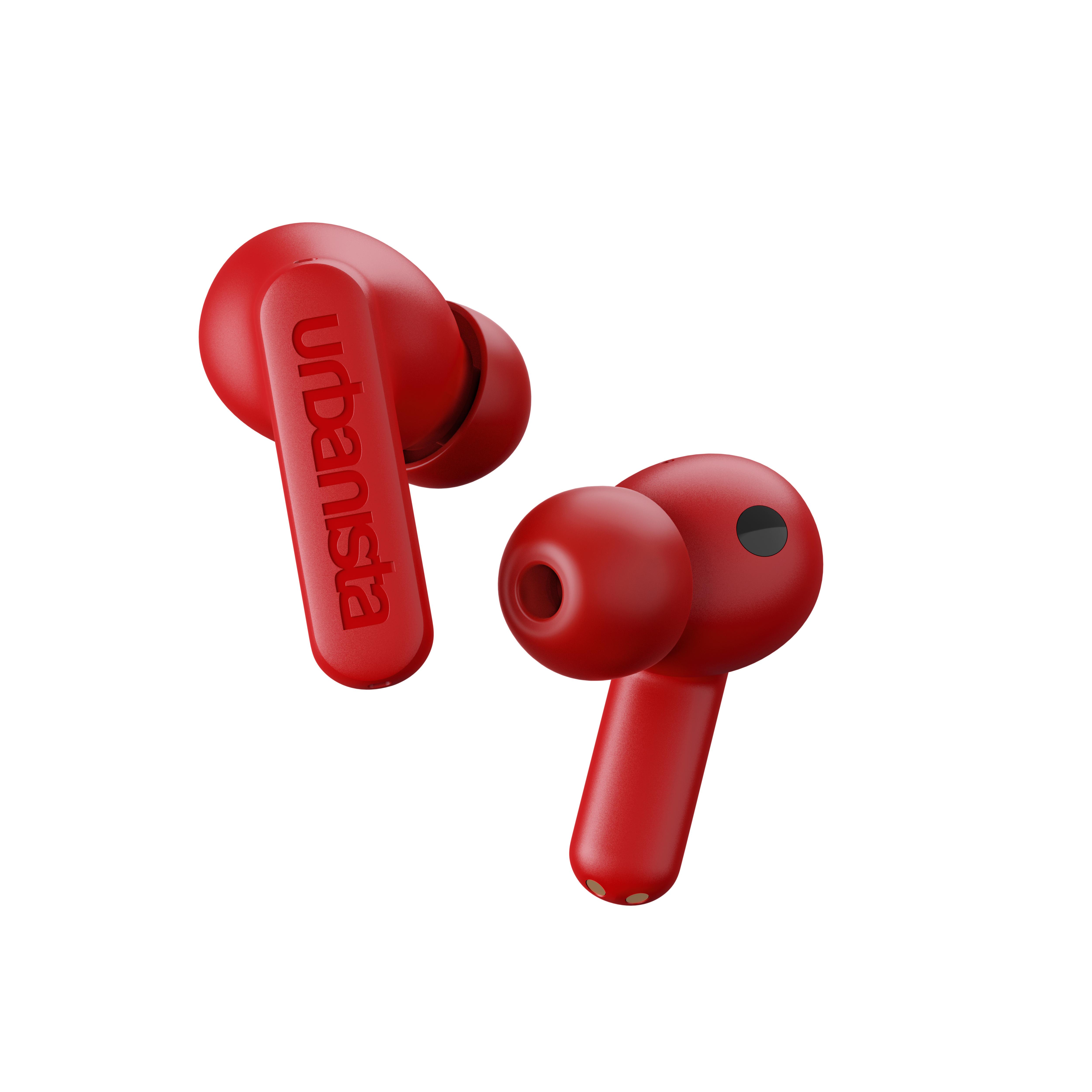 Wireless In-Ear URBANISTA - Headphones In-ear Red Atlanta, Vibrant