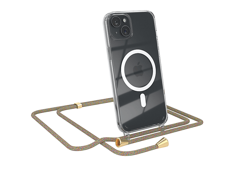 EAZY CASE MagSafe Gold 15 Chain, / iPhone Clips Apple, Bunt Plus, Umhängetasche