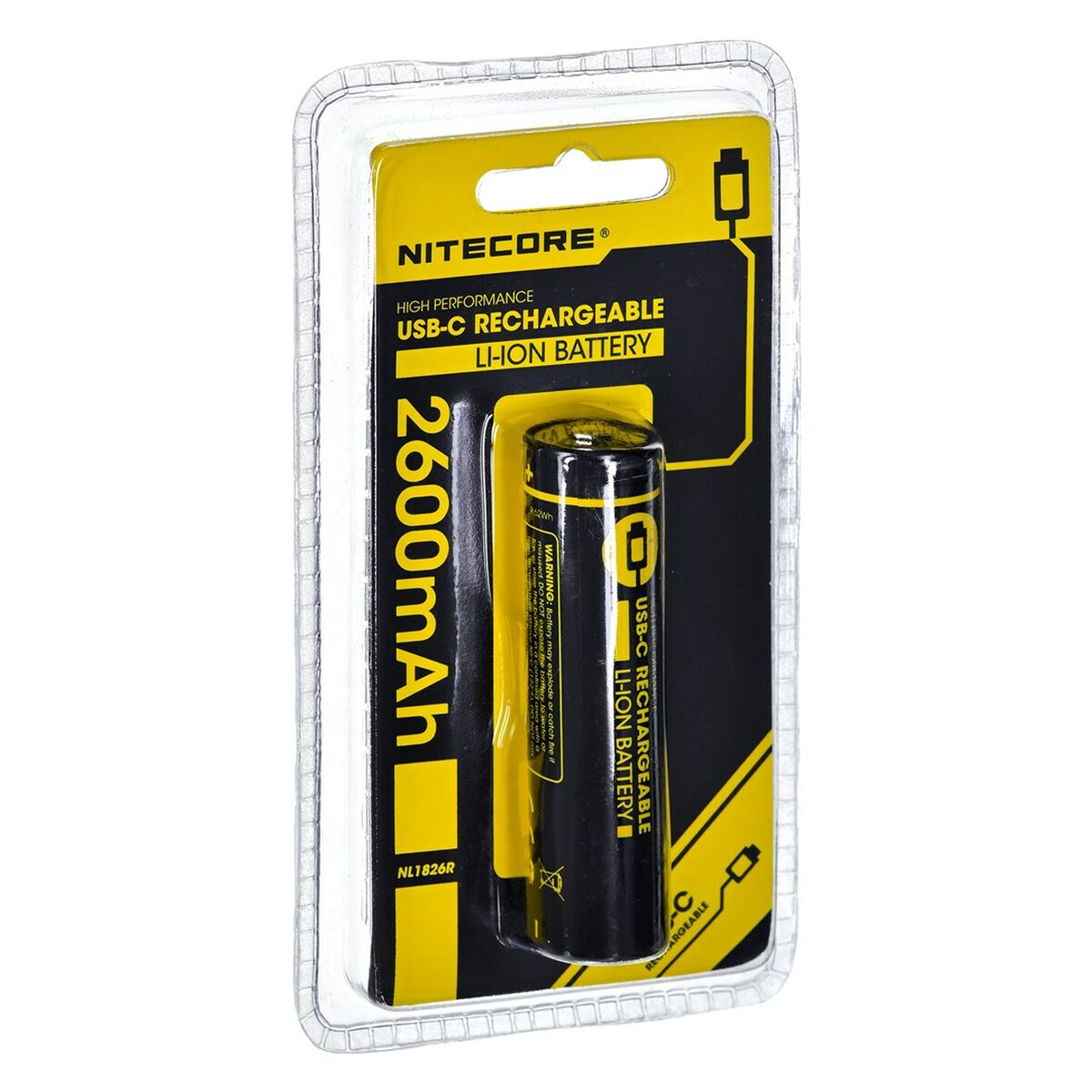 NITECORE Wiederaufladbare Batterie Akkus NT-NL1826R