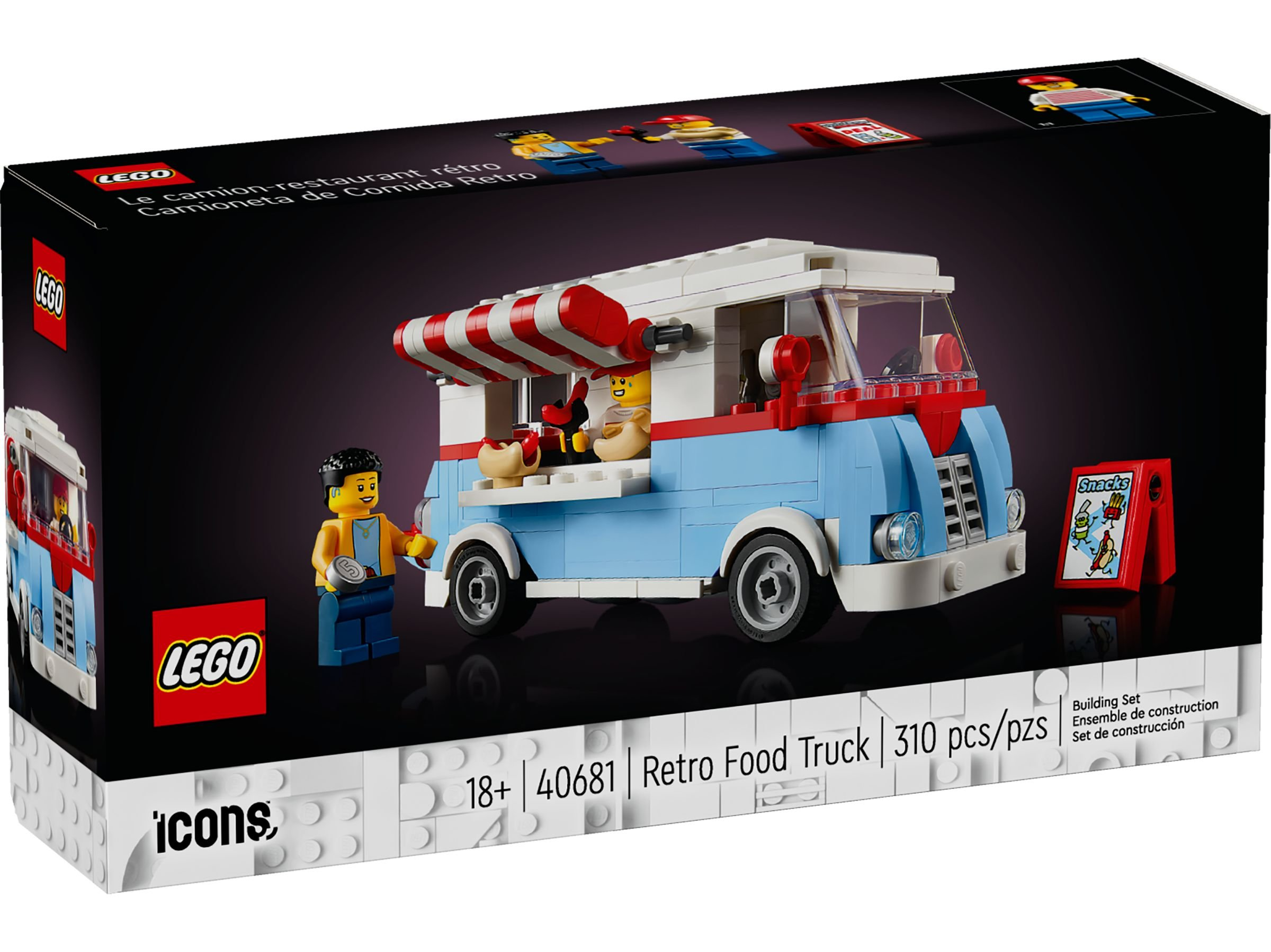 Bausatz LEGO Food Icons Truck 40681 Retro LEGO®