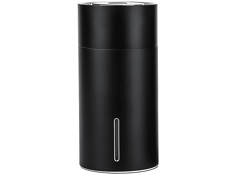 SHAOKE Tragbarer 7-Farben-Phantombecher-Luftbefeuchter 10 (Raumgröße: Schwarz m²) Luftbefeuchter Aromatherapie, mit USB