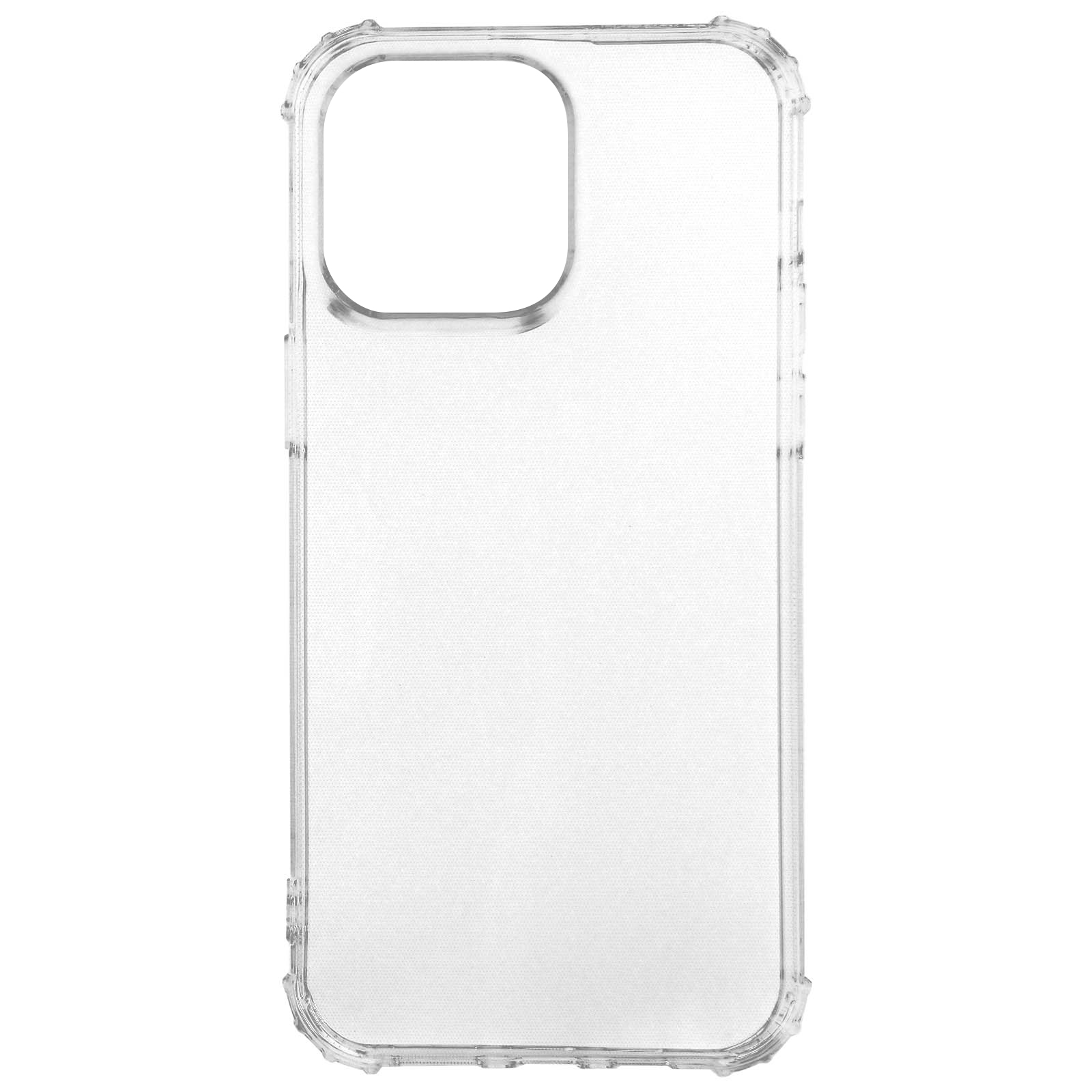 Transparante telefoonhoes. Met camera-uitsparing en beschermend ontwerp.