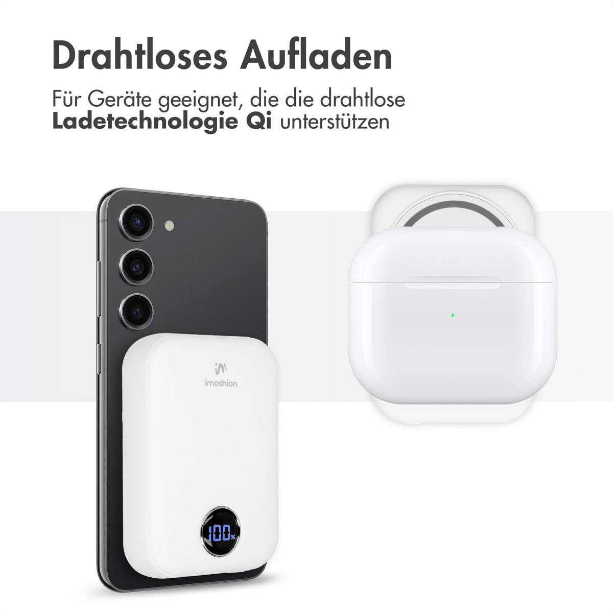 Charge 10000 IMOSHION Delivery mAh Powerbank Quick Weiß MagSafe Power &