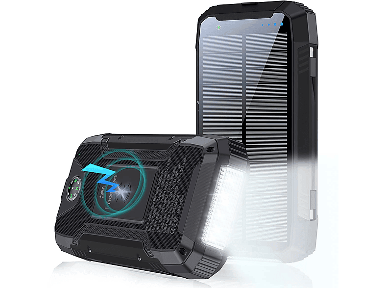 IMOSHION Power Delivery & Quick Charge Solar Powerbank 30000 mAh