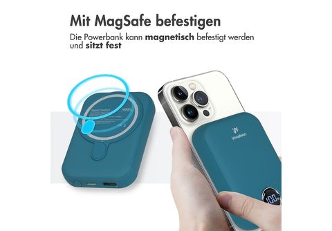 IMOSHION Power Delivery & Quick Charge MagSafe Powerbank 10000 mAh Blau