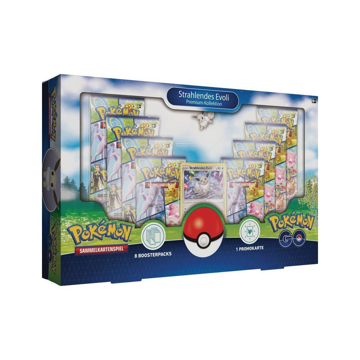 GO Sammelkarten Premium-Kollektion Strahlendes Evoli DE POKÉMON