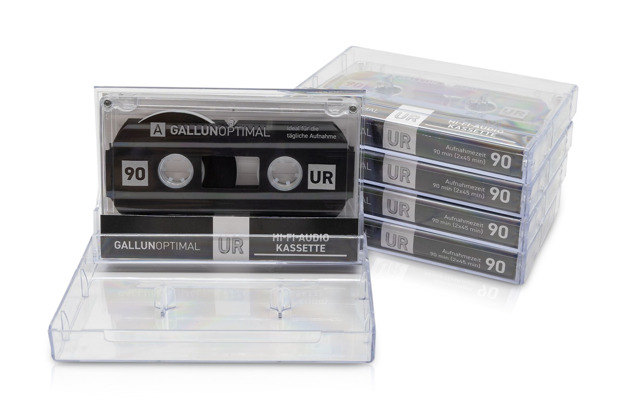 GALLUNOPTIMAL Audiokassette, GOUR90P5 schwarz