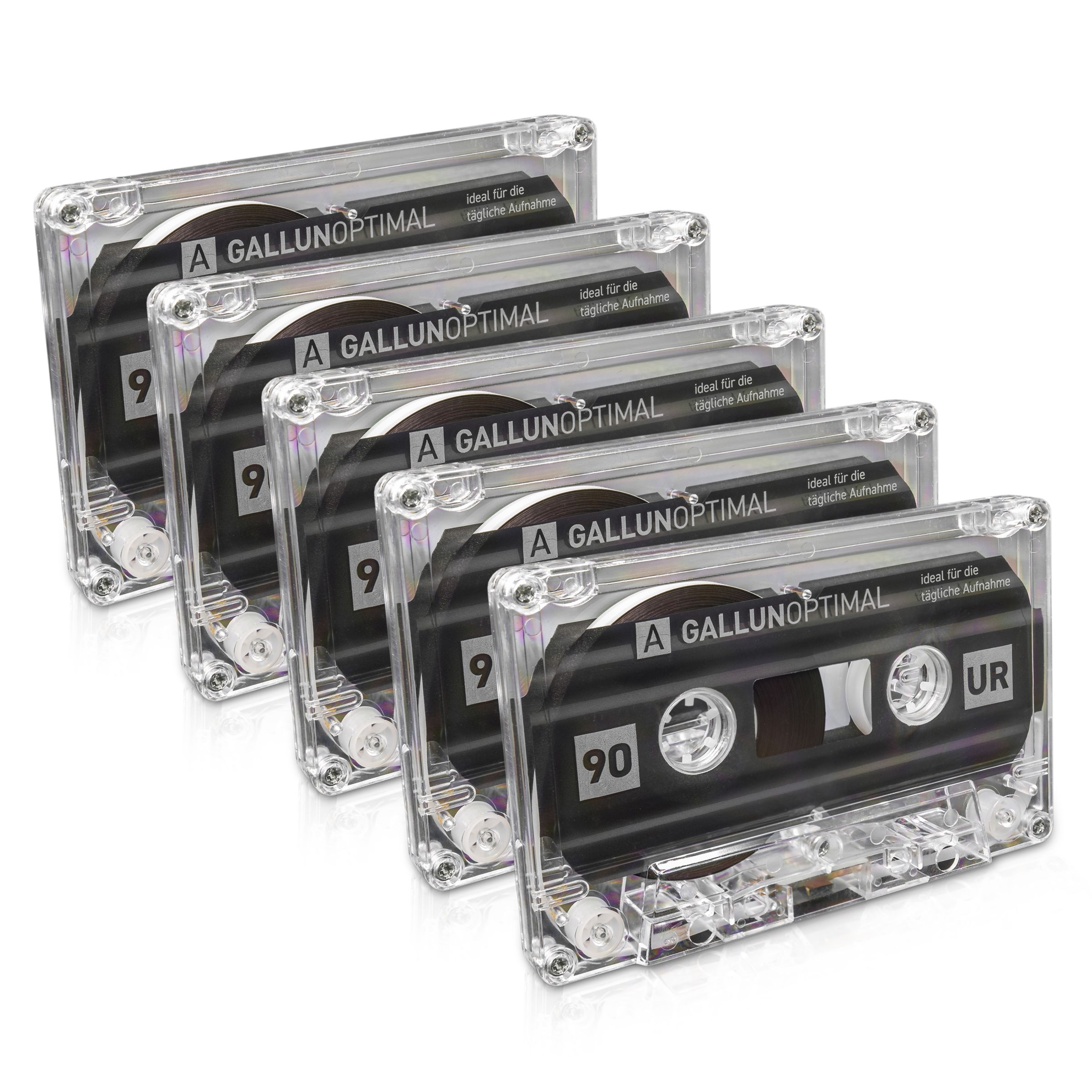 GALLUNOPTIMAL schwarz GOUR90P5 Audiokassette,