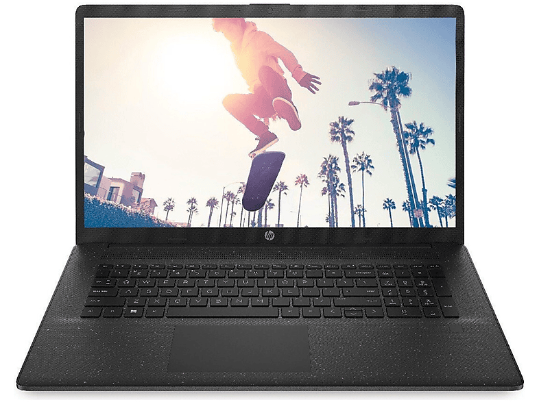 HP 17-cp0439ng mit AMD Ryzen 3 5300U, Radeon Graphics, Notebook mit 17,3 Zoll Display, AMD Ryzen™ 3 Prozessor, 32 GB RAM, 2 TB SSD, Schwarz