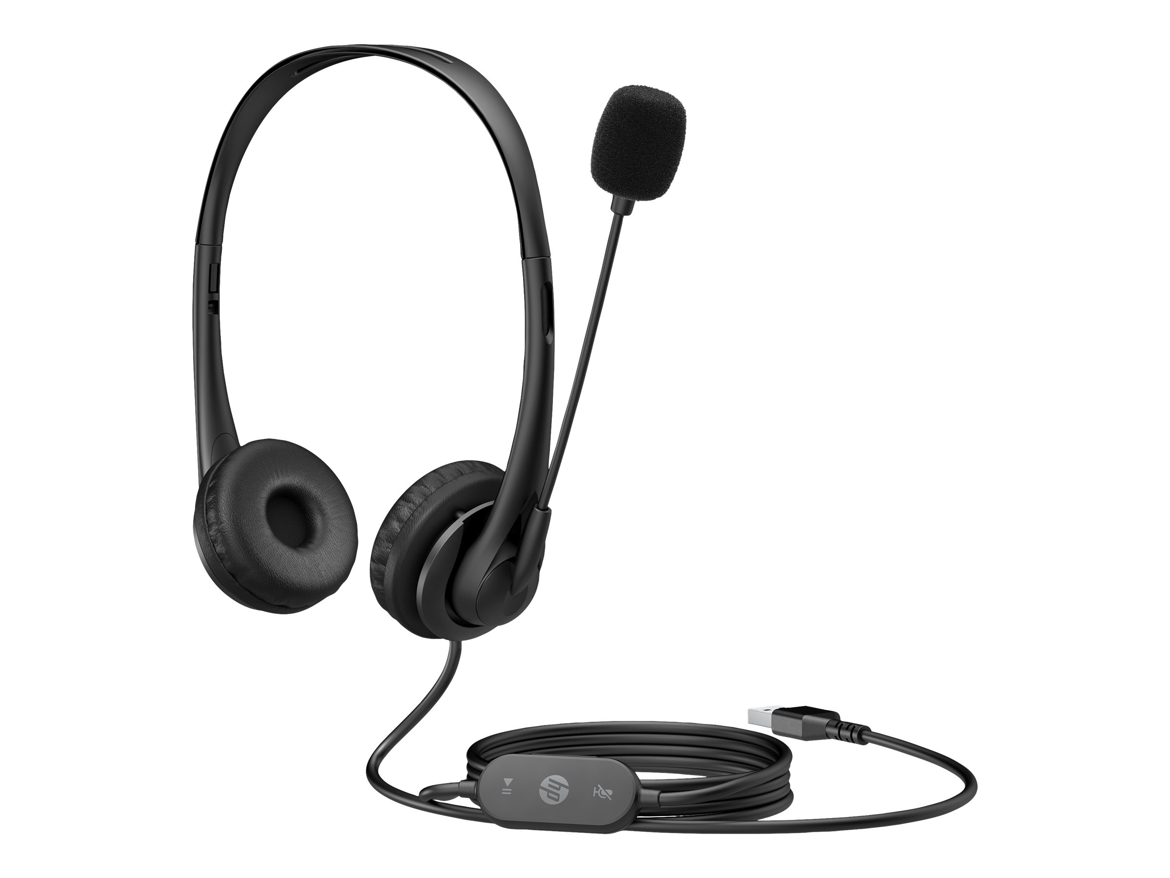 HP 428K6AA, Over-ear Headset Black