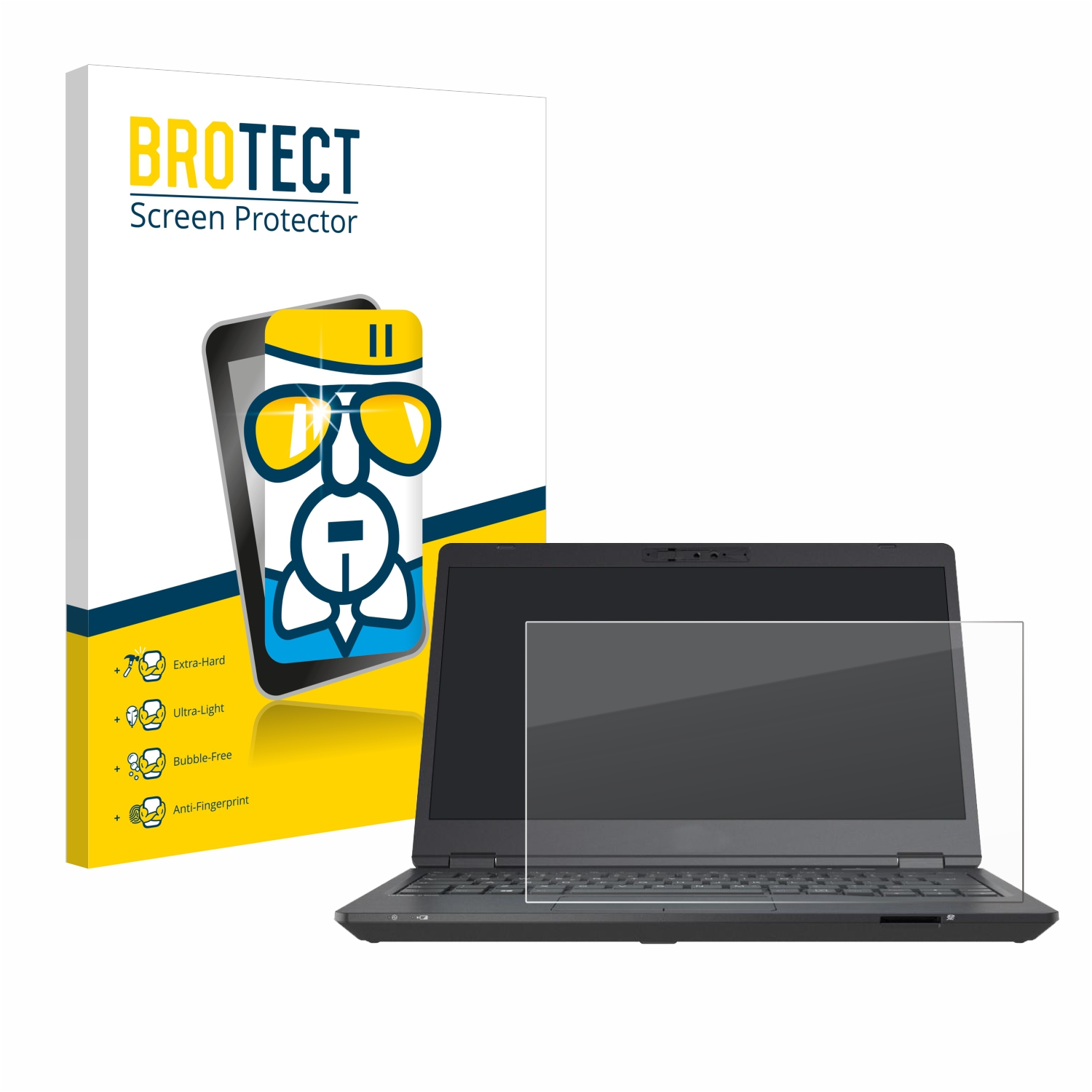 BROTECT U7310) Schutzfolie(für Airglass Fujitsu klare Lifebook