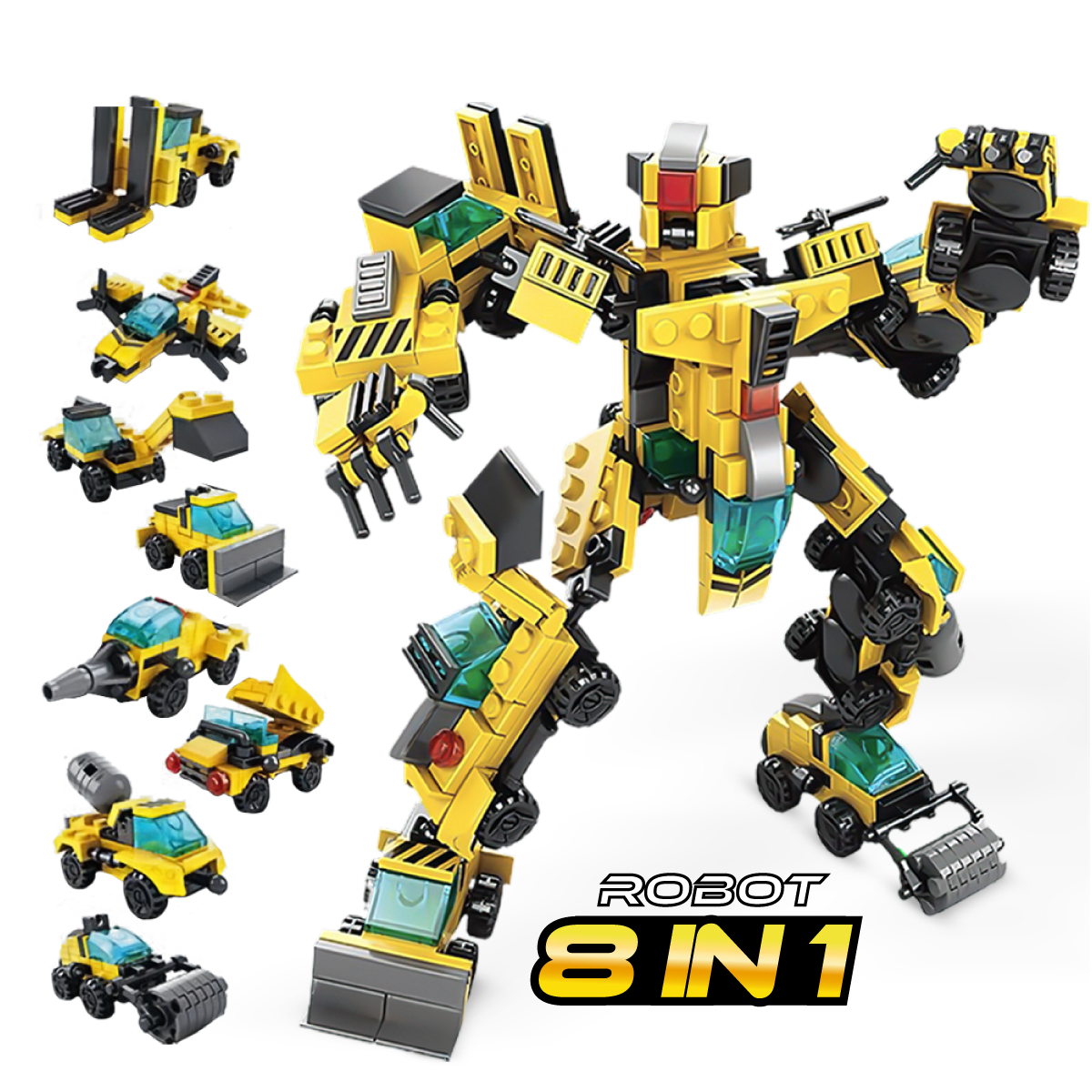 Transformers QUCHIQ Roboter Bausatz Bausteine 482