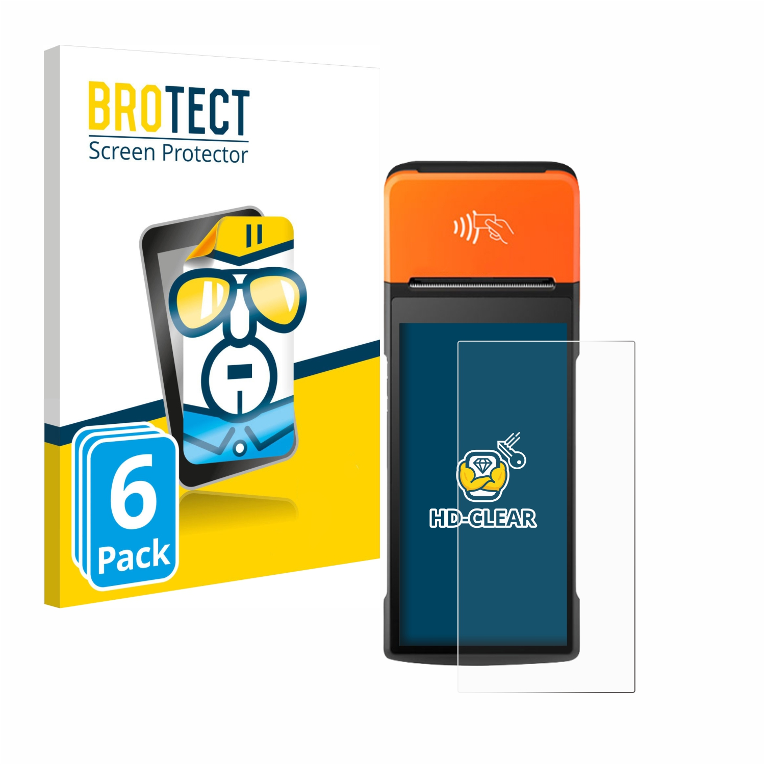 BROTECT V2 6x klare Schutzfolie(für Pro) Sunmi
