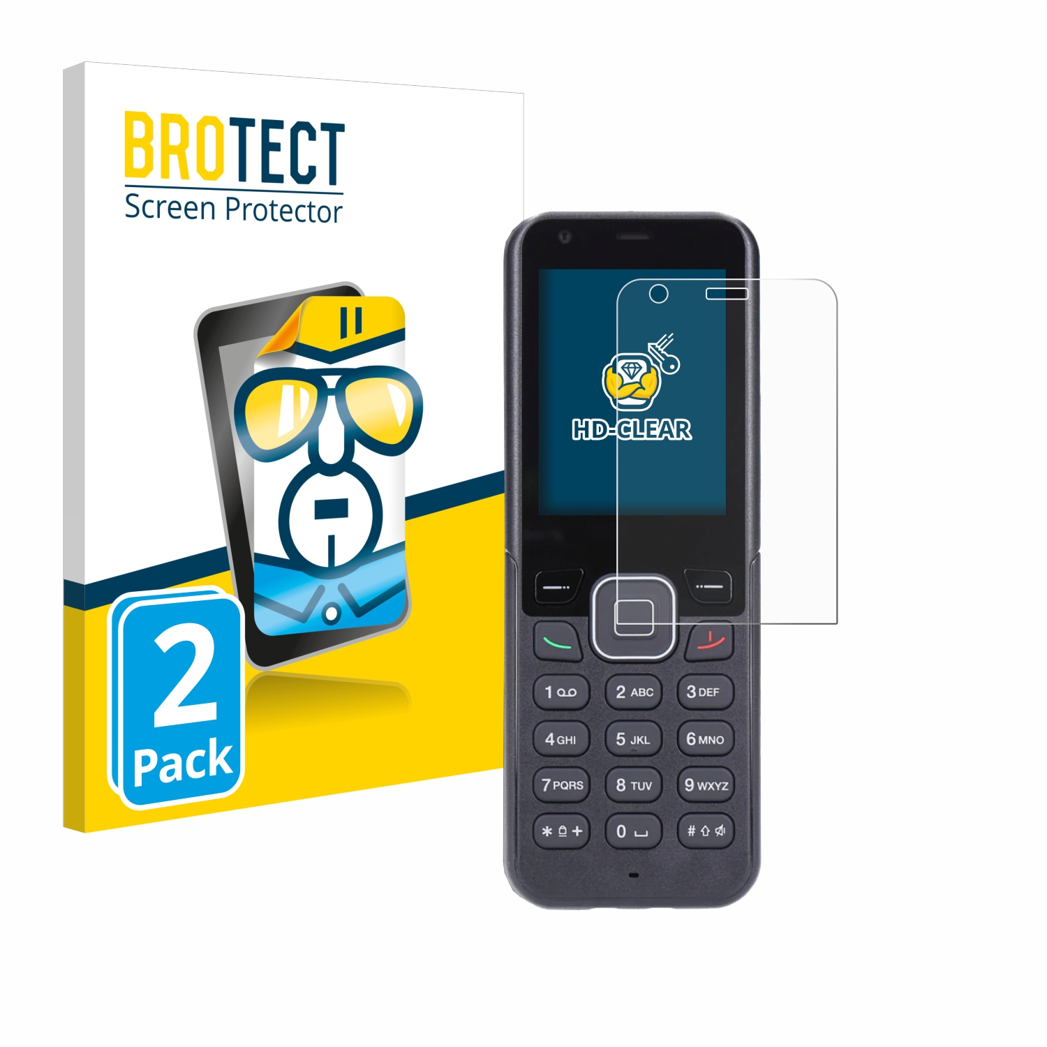 4G) klare HomePhone MobiWire BROTECT 2x Schutzfolie(für