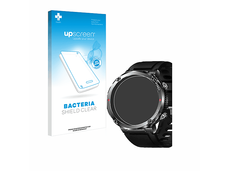 UPSCREEN antibakteriell klare Schutzfolie(für Ansung T30) | Smartwatch Schutzfolien & Gläser
