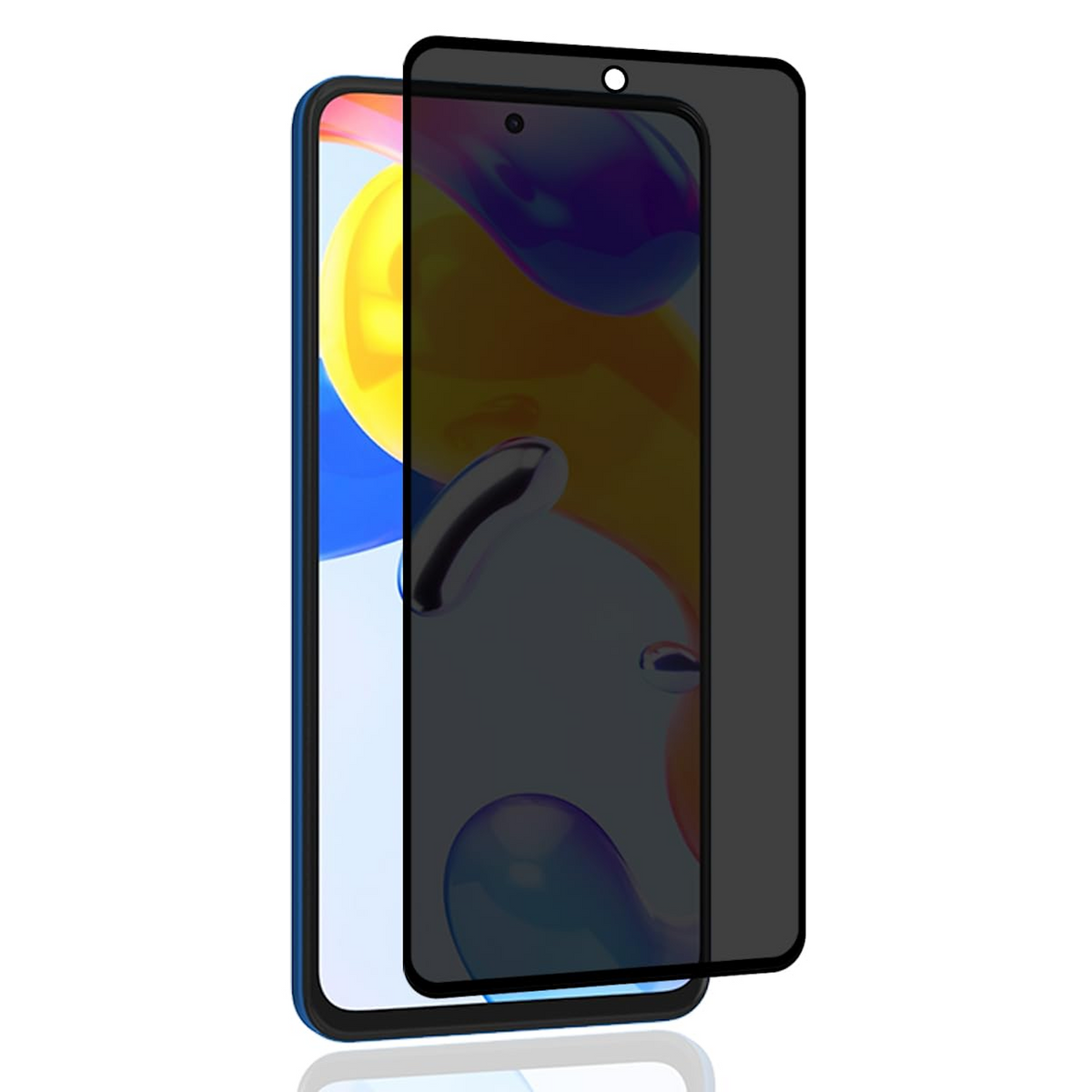 WIGENTO 1x H9 Glas 13 Redmi Note X6) Pro Privacy Hart Xiaomi Display Schutzglas(für Poco 