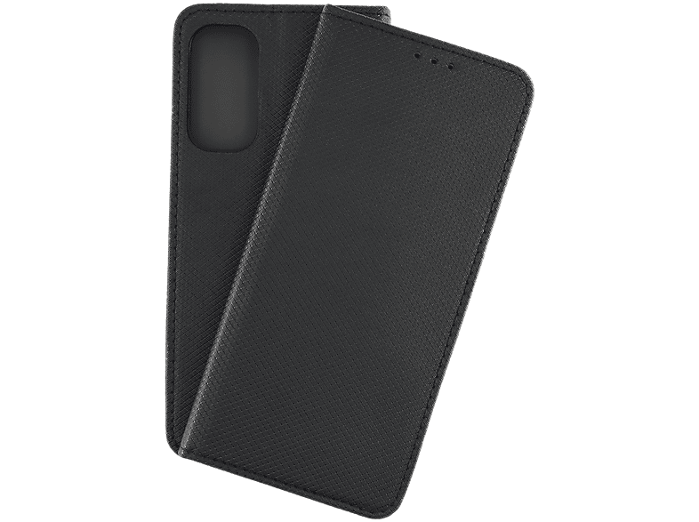 JAMCOVER Bookcase Texture, Bookcover, Samsung, Galaxy A05s, Schwarz