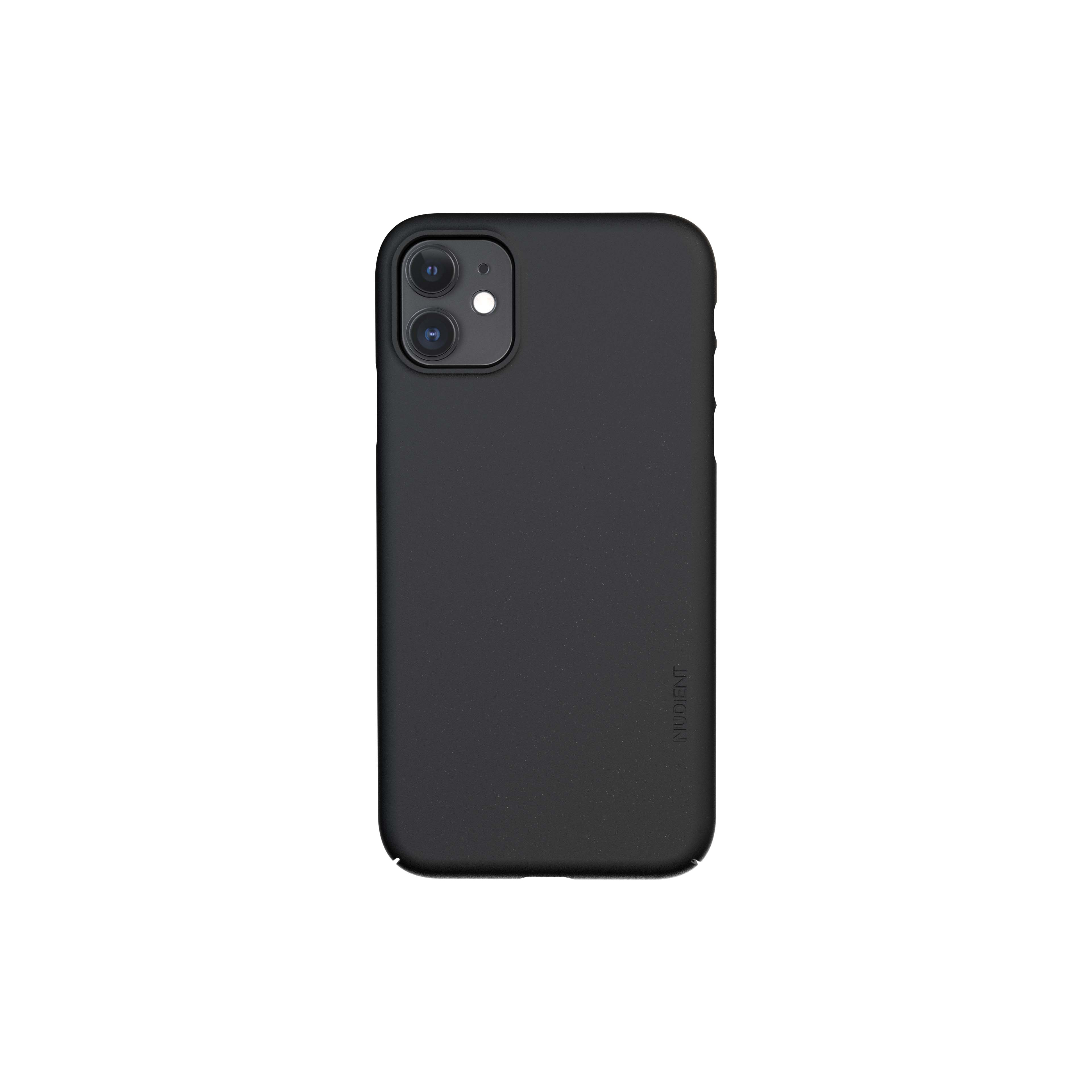 Backcover, APPLE, 11, V3, Case Thin NUDIENT BLACK IPHONE