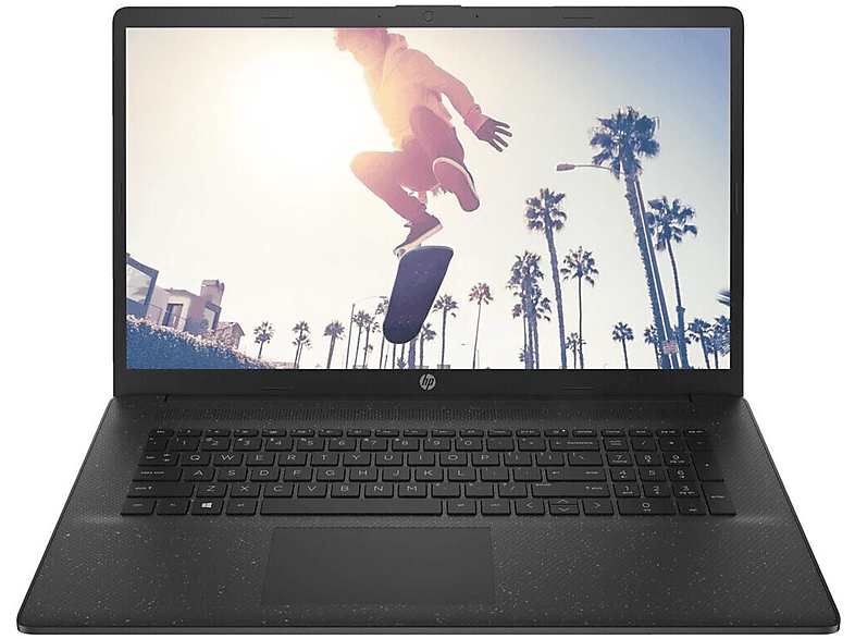 GB 06 Intel Prozessor, TB Intel® RAM, mit 1 24 Display, Core SSD, Core™ mit i3 17,3 17-cn2436ng HP Schwarz i3-1215U, Zoll Notebook