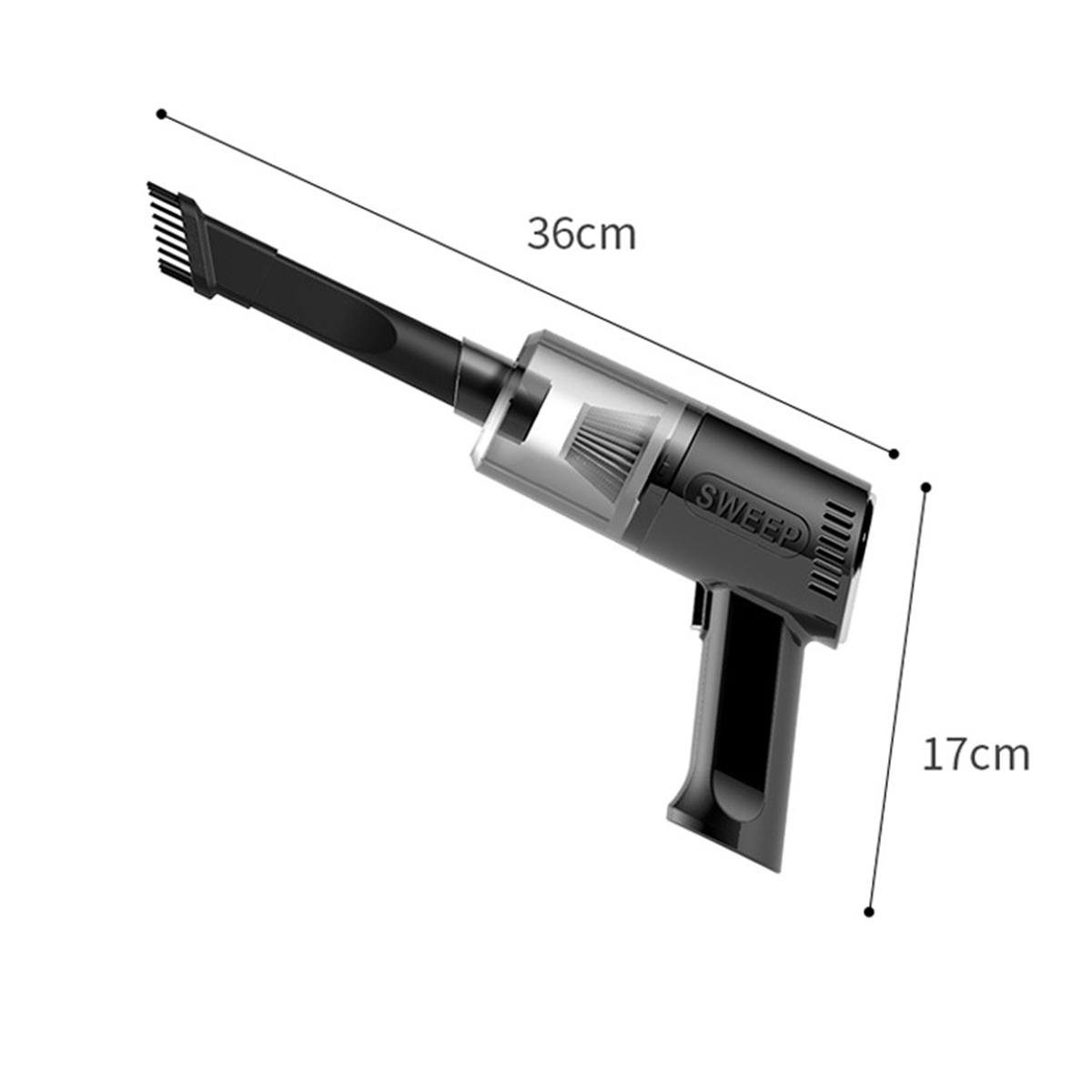 SHAOKE Kabelloser Hochleistungs-Handstaubsauger - Handstaubsauger, Akkubetrieb leise HEPA Wasserspülung 120W Saugkraft