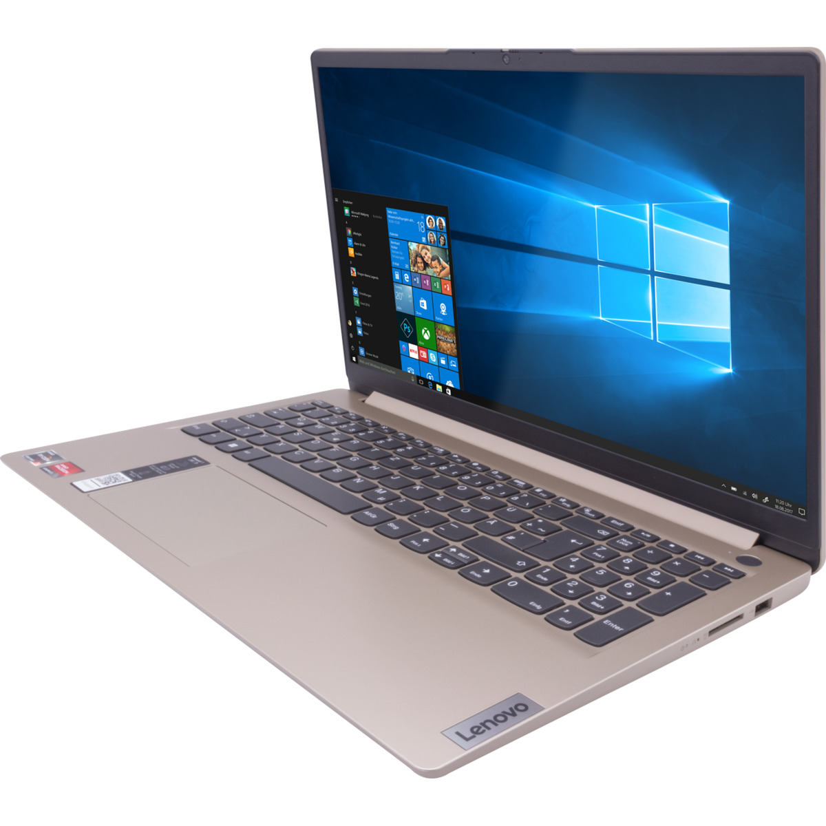 LENOVO IdeaPad 04 5500U, Graphics, 15,6 Ryzen AMD AMD GB Prozessor, Zoll RAM, 15ALC7 1 5 mit Radeon mit SSD, GB Display, 24 Ryzen™ Notebook Beige 5 512