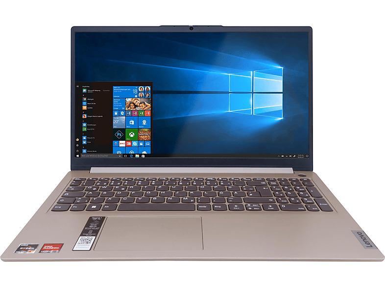 LENOVO IdeaPad 1 15ALC7 01 AMD mit TB Radeon Ryzen™ Graphics, mit Beige 5 Display, Notebook Prozessor, SSD, 5 15,6 GB AMD 5500U, 16 Zoll Ryzen RAM, 1