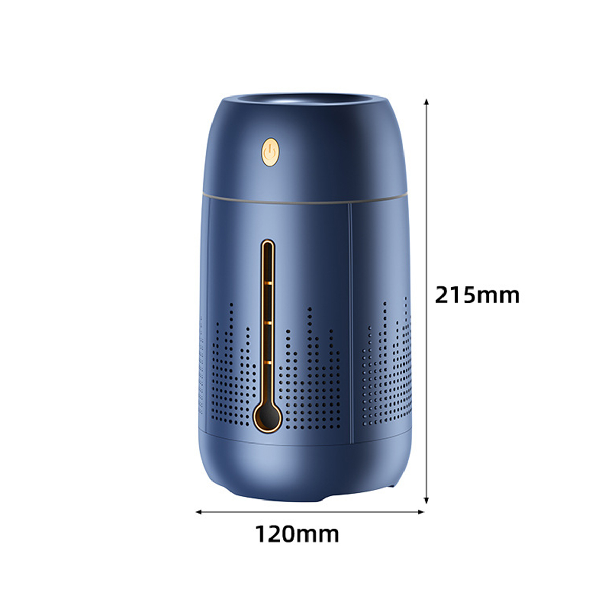 (Raumgröße: Blau Licht SHAOKE USB-Humidifier mit & 1,2L m²) Großer farbigem Luftbefeuchter 60 Nebelkapazität