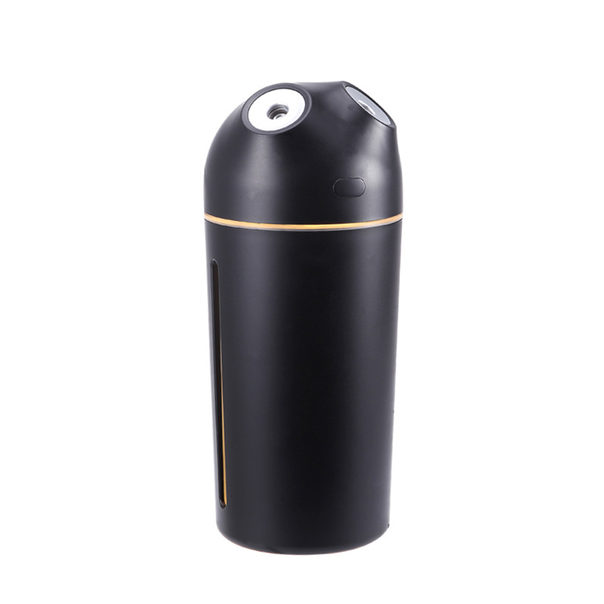 USB-Aroma-Diffuser 2200mAh Kapazität Schwarz und Nachtlicht m²) Luftbefeuchter 470ml SHAOKE mit Doppelnebelmodus 10 (Raumgröße: