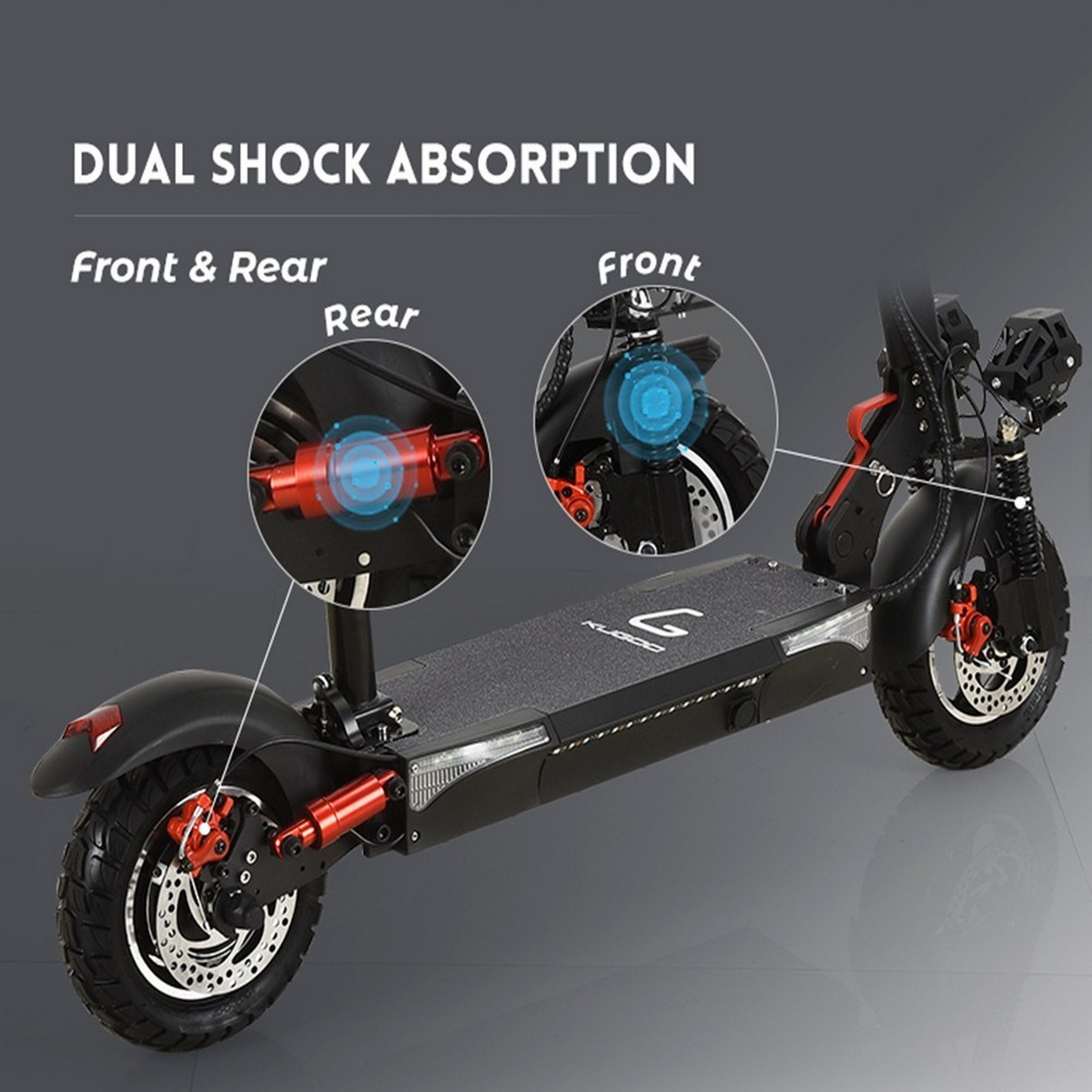 KUGOO M4 E-Roller PRO (10 Zoll, Schwarz)