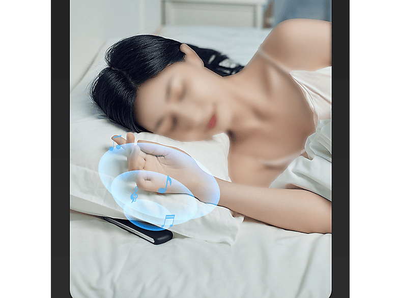 Altoparlante Da Cuscino Bluetooth Con Rumore Bianco | Timer Sonno 30-60-90 Min | Ultrasottile 12mm | Stereo Bassi