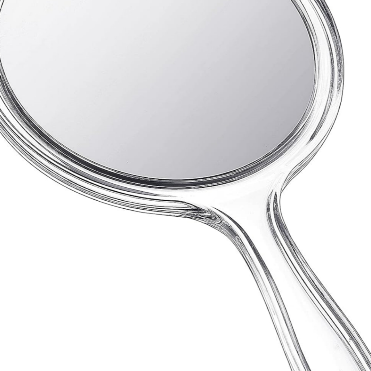 ELKUAIE Griff transparent Kosmetikspiegel Doppelspiegel