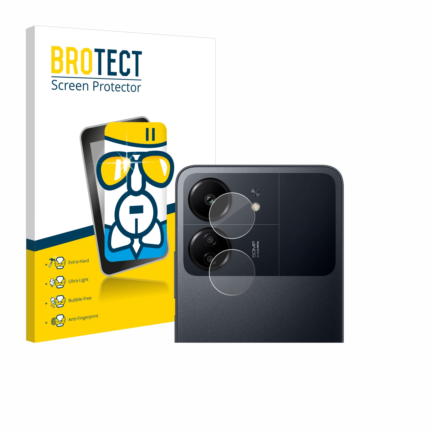 BROTECT Airglass klare Schutzfolie(für Poco Xiaomi C65)