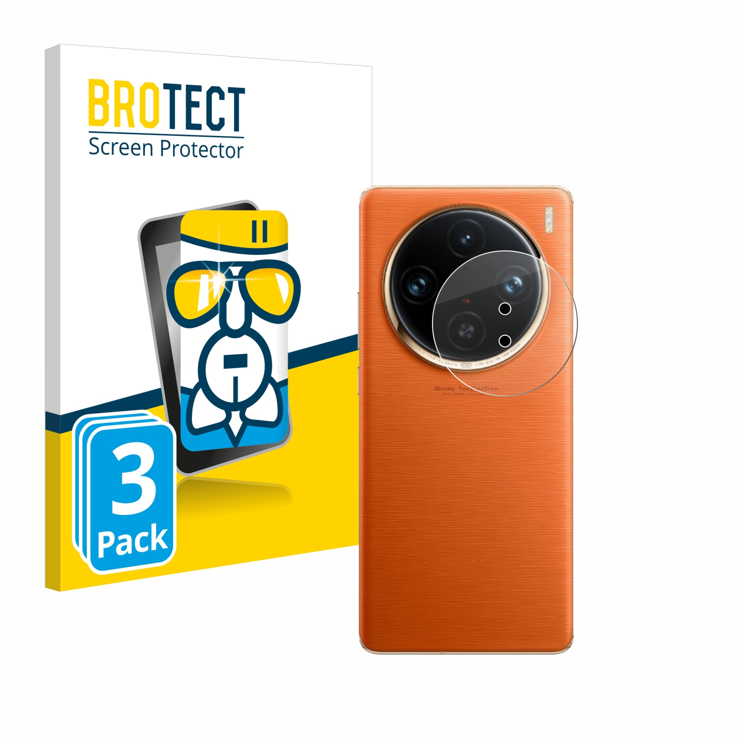 BROTECT 3x Airglass klare X100 Vivo Pro) Schutzfolie(für