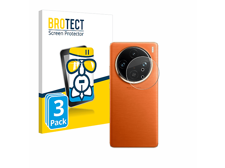 BROTECT 3x Airglass klare Schutzfolie(für Vivo X100 Pro)