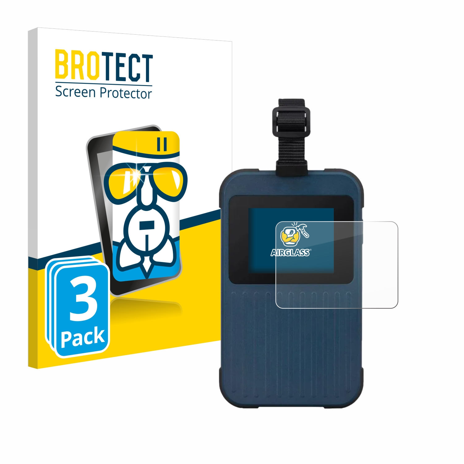 BROTECT 3x Airglass Connect klare Acer Enduro M3) Schutzfolie(für