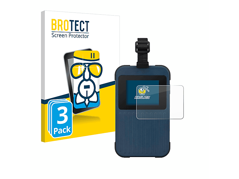 BROTECT 3x Airglass klare Schutzfolie(für Acer Enduro Connect M3)