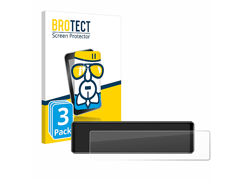 BROTECT 3x Airglass klare Schutzfolie(für Airpuxem T76-EU6-JM)