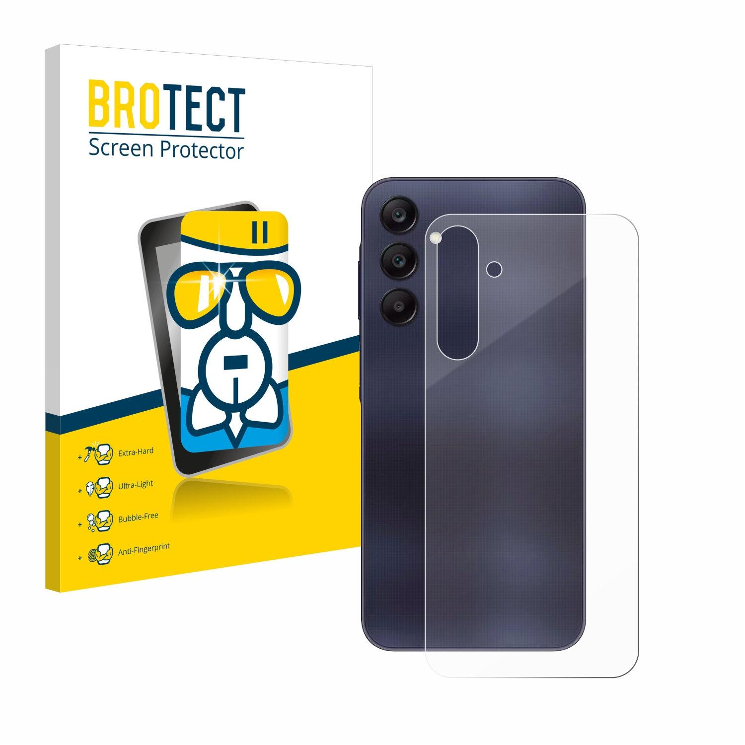 BROTECT 5G) Galaxy A25 Samsung Airglass Schutzfolie(für klare