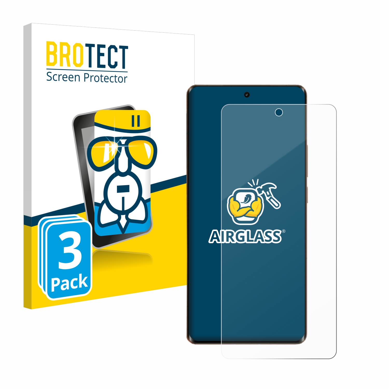 realme Schutzfolie(für 3x Pro) BROTECT Airglass klare GT5