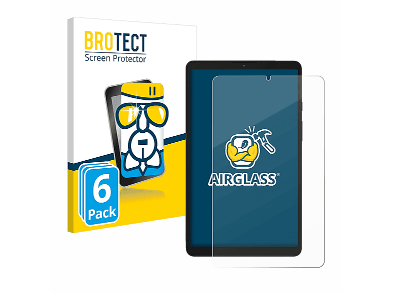 BROTECT 6x Airglass klare Galaxy A9 Schutzfolie(für Samsung WiFi) Tab