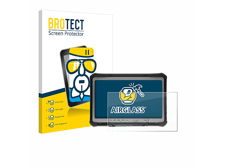 BROTECT Airglass klare Schutzfolie(für Panasonic Toughbook CF-D1)