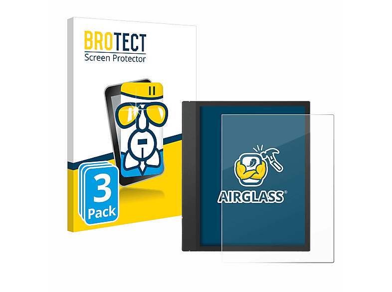 BROTECT 3x Airglass klare Schutzfolie(für Onyx Boox Note Air 3)